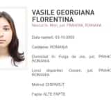 O tânără în vârstă de 18 ani, din comuna Fulga, dată dispărută de tatăl ei