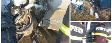 Accident pe DN1 D, în Albești Paleologu. Cinci persoane se aflau în autovehiculele implicate