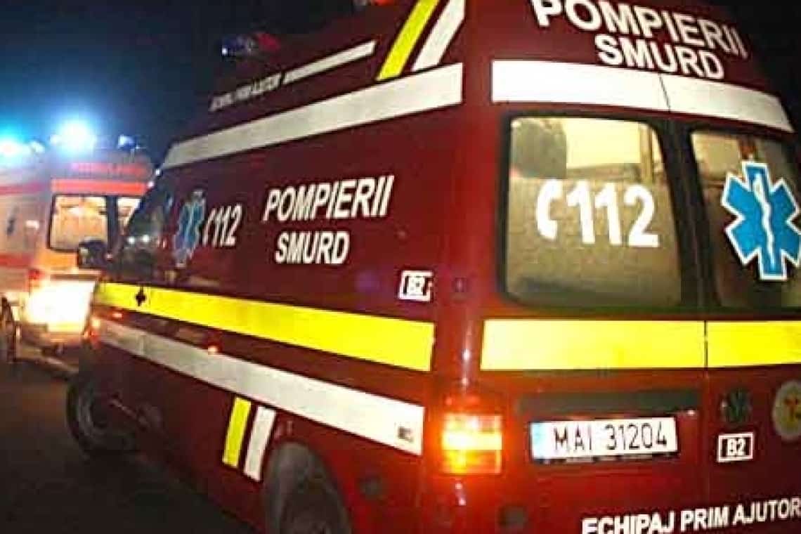 Explozie în comuna Mănești. O femeie a suferit arsuri