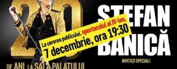 Ștefan Bănică - patru concerte de Crăciun, în această săptămână, la Sala Palatului!