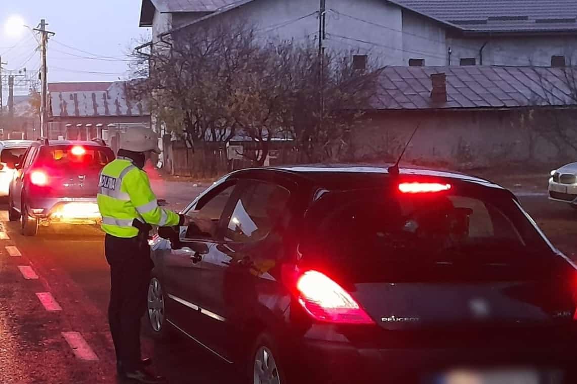 Acțiune a polițiștilor de la Rutieră, pe DN1, sâmbătă dimineață