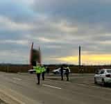 Acțiune a polițiștilor de la Rutieră pe DN 1 A