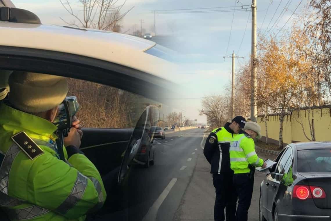 Acțiune a polițiștilor de la Rutieră, pe DN1, duminică după-amiază