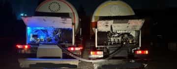 Un bărbat a fost prins în flagrant de jandarmi în timp ce sustrăgea peste 650 litri de GPL
