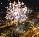 Spectacol de artificii de Revelion, în centrul Ploieștiului