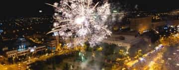 Spectacol de artificii de Revelion, în centrul Ploieștiului