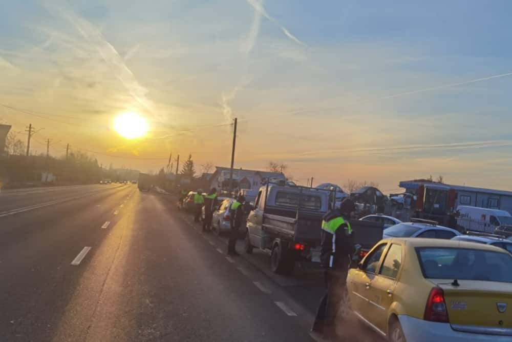 Controale în trafic, pe DN1 și DN1B, la Nistorești și Chițorani