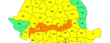 Prahova va fi luni sub Cod galben și Cod portocaliu de vânt puternic