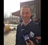 La ieșirea din Tribunalul București, Iulian Dumitrescu a fost luat la întrebări de... Marian Ceaușescu