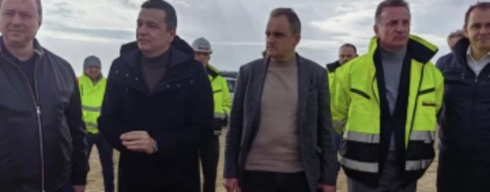 Ministrul Sorin Grindeanu este optimist - primele două loturi din A7 Dumbrava-Buzău vor fi date în circulație în luna octombrie