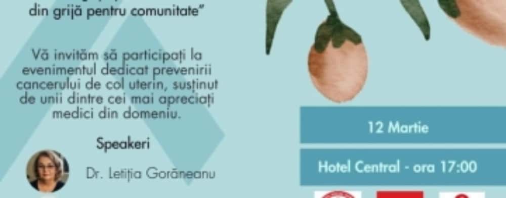 Campanie pentru prevenirea cancerului de col uterin, lansată de TSD Ploiești