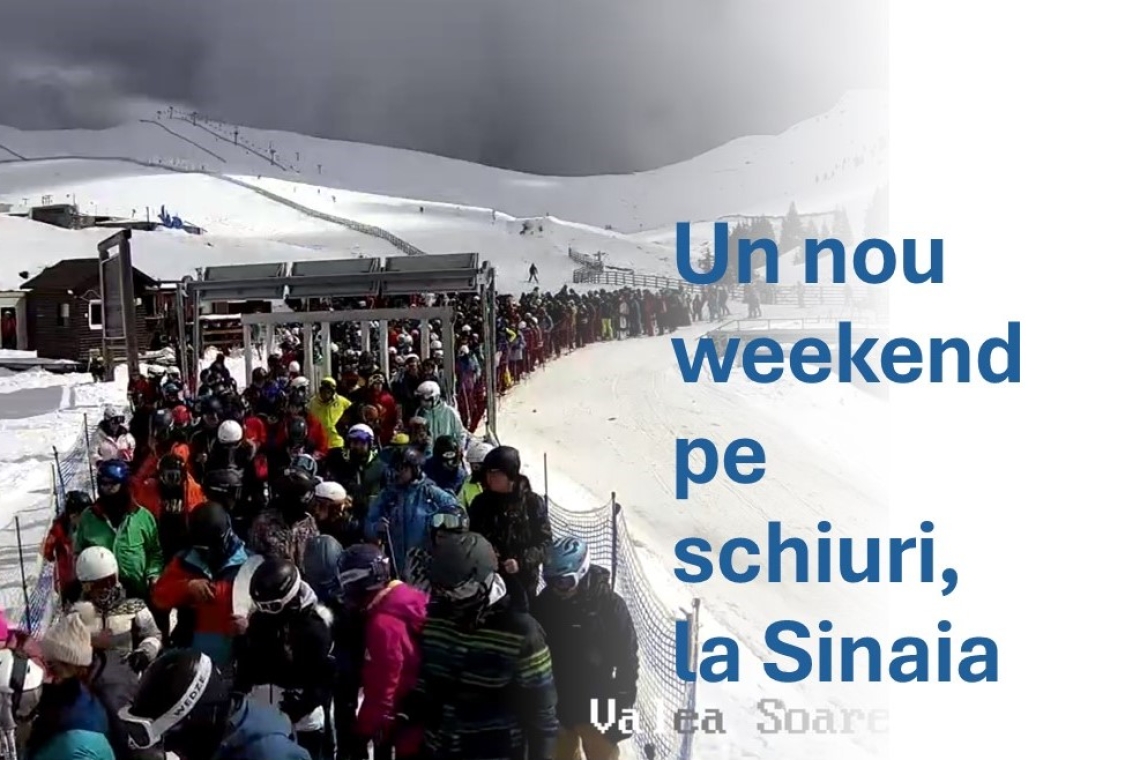 Schiorii se bucură de un nou weekend pe pârtiile din Sinaia