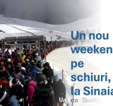 Schiorii se bucură de un nou weekend pe pârtiile din Sinaia