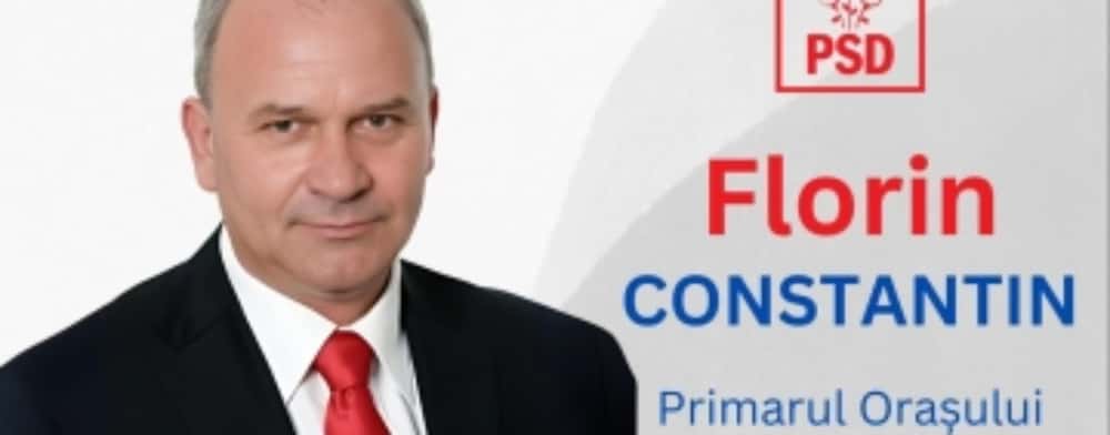 Primarul orașului Vălenii de Munte, Florin Constantin, candidează pentru un nou mandat din partea PSD