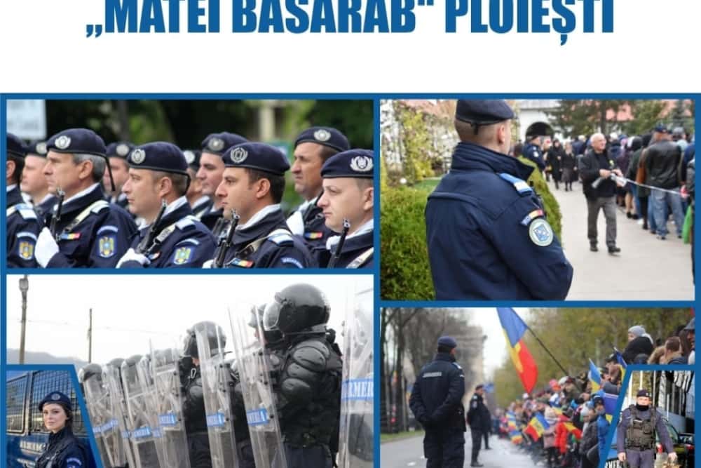 Jandarmii ploieșteni de la Gruparea Mobilă își sărbătoresc în avans ziua, cu expoziții de tehnică militară, câini de serviciu și trupe de intervenție