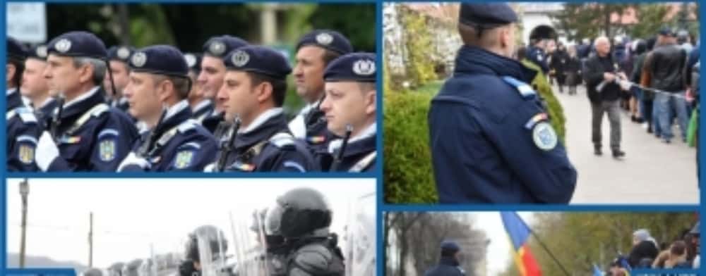 Jandarmii ploieșteni de la Gruparea Mobilă își sărbătoresc în avans ziua, cu expoziții de tehnică militară, câini de serviciu și trupe de intervenție