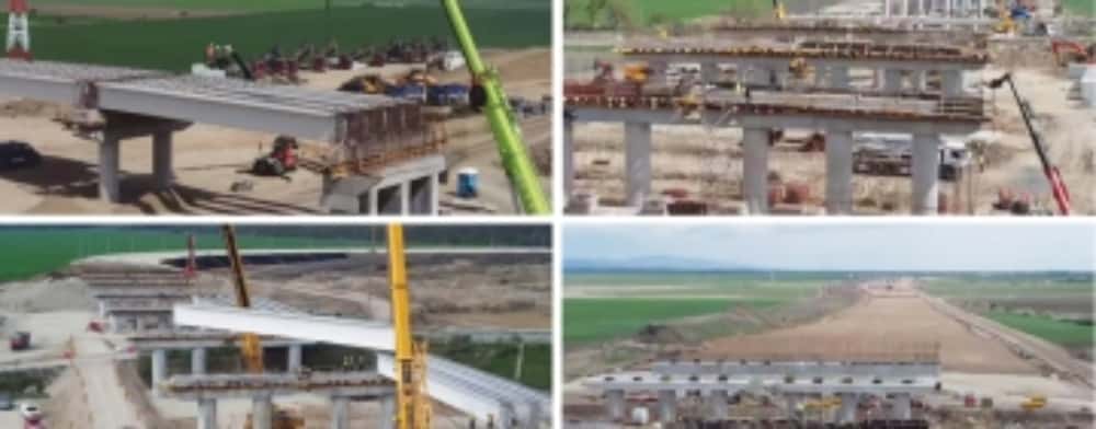 Prind contur podurile de pe lotul Dumbrava-Mizil al autostrăzii A7