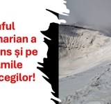 Praful saharian a ajuns și pe culmile Bucegilor! 