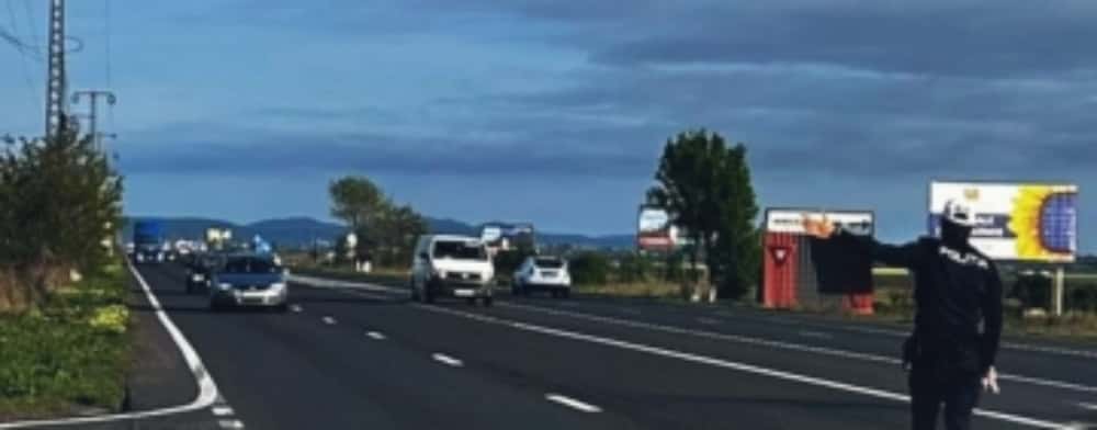 Acțiune rutieră pe DN 1, în zona orașului Băicoi