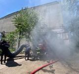 Cauza incendiului din hala dezafectată: muncitorii tăiau metale lângă produsele petroliere!