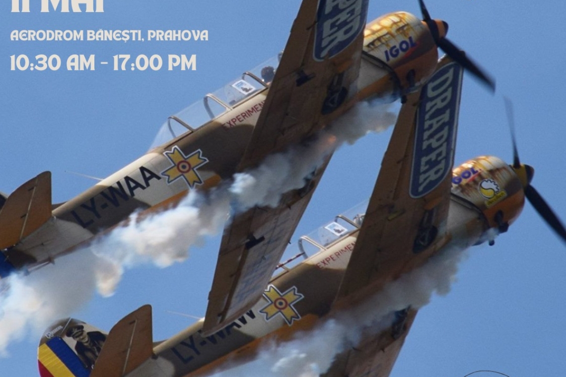 Iacării Acrobați vă invită la o sâmbătă de neuitat, pe aerodromul de la Bănești - Prahova! Zbor, Profesionalism, Avioane!