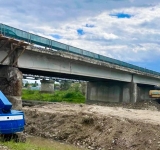 Podul peste Teleajen, din Blejoi, a intrat în reparații
