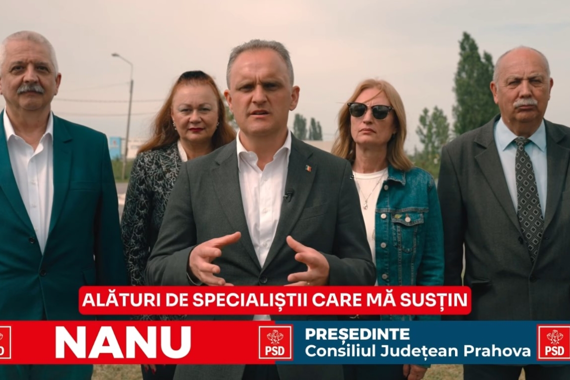 Virgiliu Daniel Nanu, candidatul PSD la președinția Consiliului Județean Prahova, își prezintă proiectele pentru infrastructură