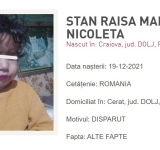 Raisa, fetița de 2 ani și jumătate dispărută din fața casei bunicilor, a fost găsită moartă