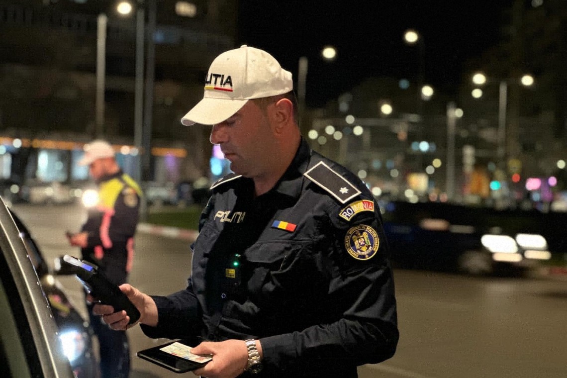 Un dâmbovițean beat și agresiv în trafic, prins de polițiștii prahoveni pe DN72
