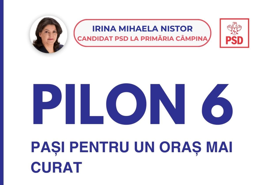 Irina Mihaela Nistor, candidat PSD la Primăria Câmpina - pentru Un Nou Început!