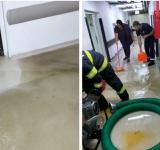Inundații în Spitalul Județean de Urgență Ploiești, după ploaia torențială de miercuri!