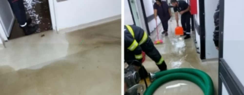 Inundații în Spitalul Județean de Urgență Ploiești, după ploaia torențială de miercuri!
