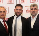 Candidatul PSD la Primăria Dumbrava, Mihai Buga, susținut de Virgiliu Nanu și Marcel Ciolacu