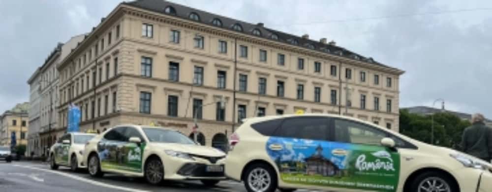 România turistică, promovată pe taxiurile din patru mari metropole germane, în perioada Campionatului European de Fotbal