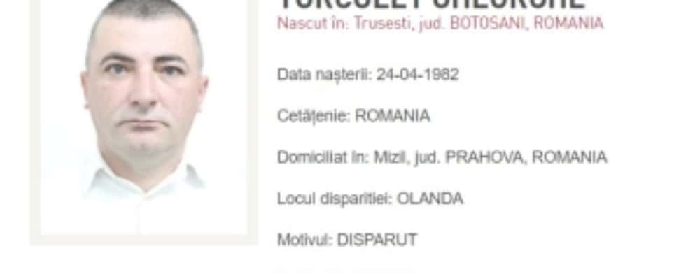 Un bărbat din Mizil, dispărut fără urmă în Olanda! Dacă știți ceva despre el, sunați la 112
