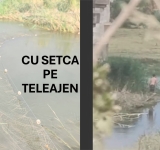 Bărbat prins la pescuit cu setca, pe Teleajen. Jandarmii l-au predat Poliției
