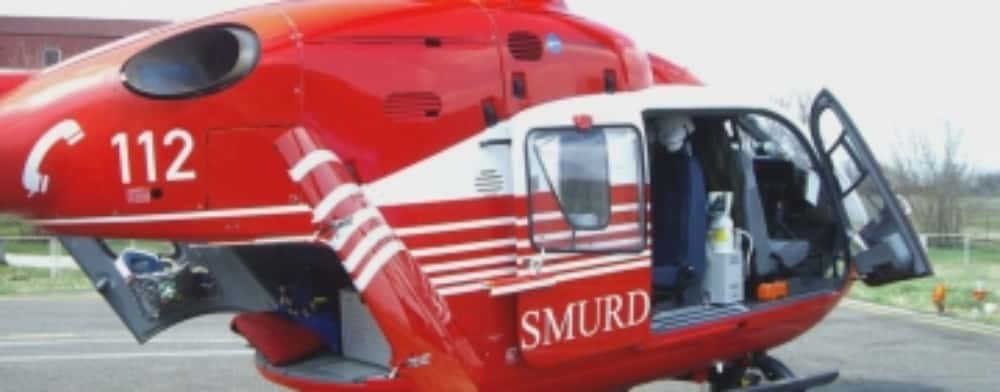 Accident de muncă pe un șantier, în Albești Paleologu. Un muncitor cu picioarele și bazinul strivite, preluat de elicopterul SMURD