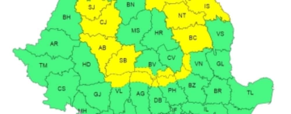 Zona montană a Prahovei, sub COD GALBEN de instabilitate atmosferică