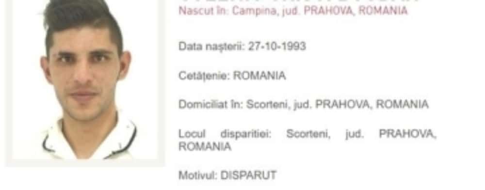 Un tânăr cu afecțiuni psihice din Scorțeni, dat dispărut de mama sa. Dacă l-ați văzut, sunați la 112!