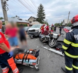 Doi bărbați au fost răniți într-un accident produs pe strada Republicii din Băicoi. Ambii se aflau pe o motocicletă cu ataș