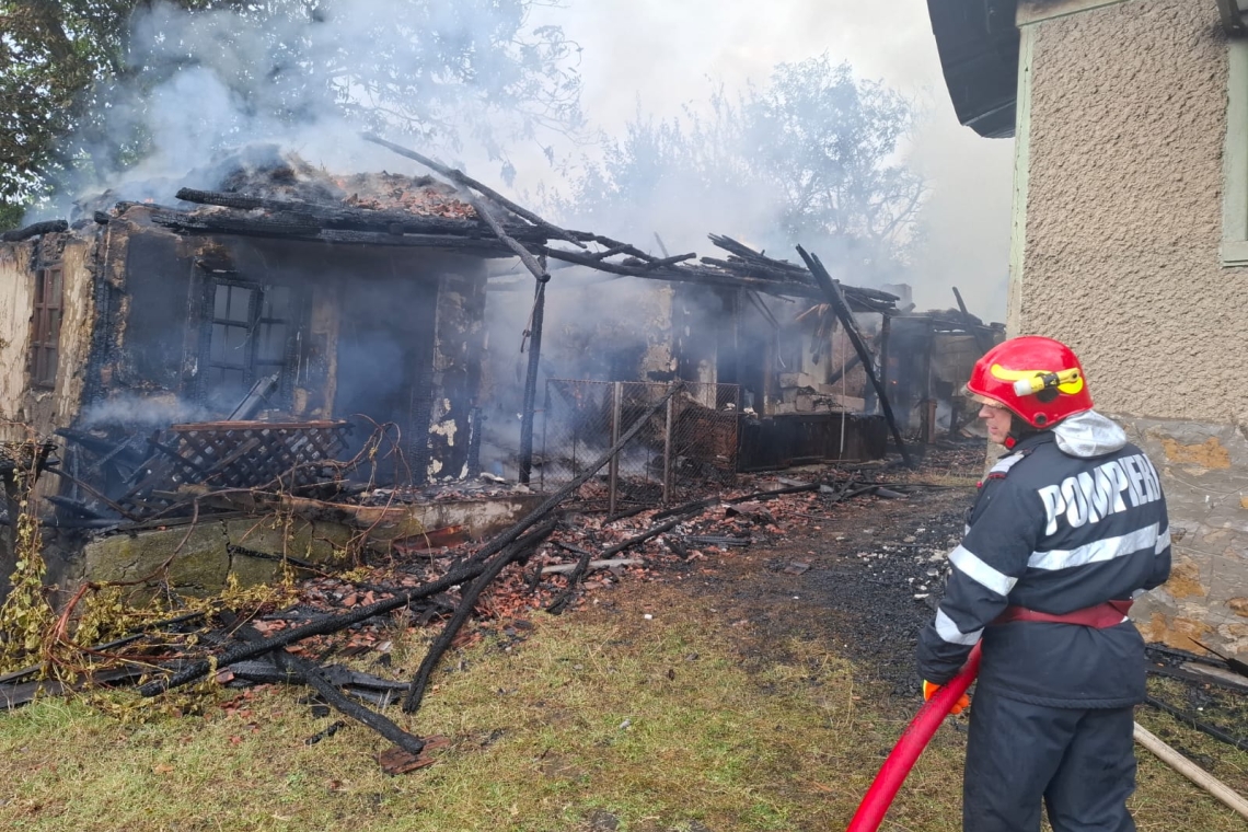 Opt oameni au murit în incendiile produse în Prahova, în prima jumătate a acestui an