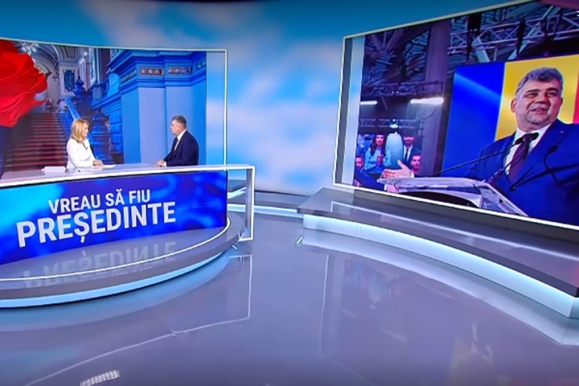 Marcel Ciolacu, față-n față cu Andreea Esca, în primul interviu al Știrilor PROTV cu un candidat la Președinția României