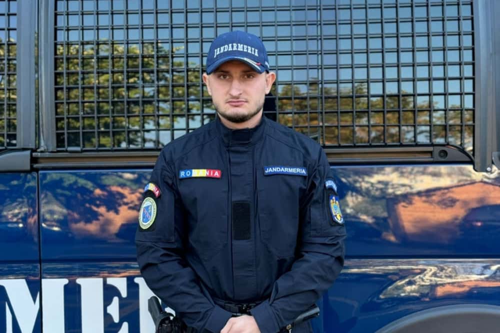 Jandarmul Robert Mustață, de la Gruparea Mobilă Ploiești, se pregătește pentru Campionatul European Police Fire Games din Portugalia