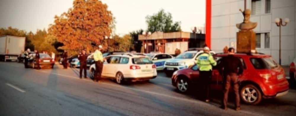 Controale ale polițiștilor de la Rutieră în Ploiești și pe DN1 B, sâmbătă dimineață