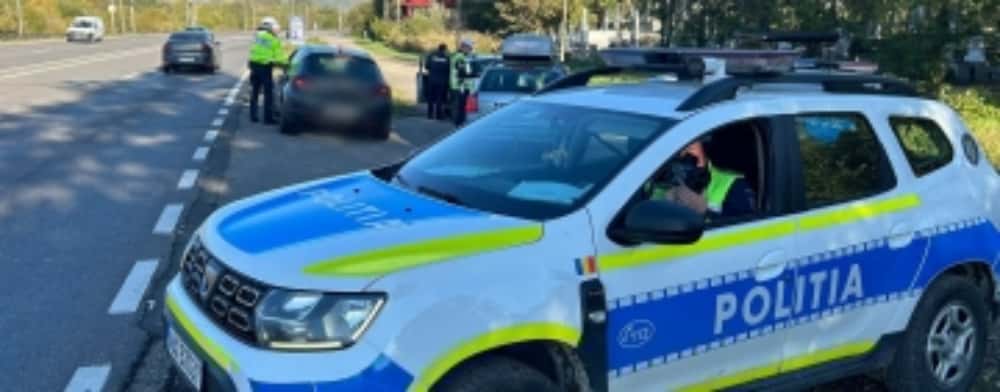 Polițiștii de la Rutieră, în acțiune pe DN1, în Bănești, Nistorești și Sinaia