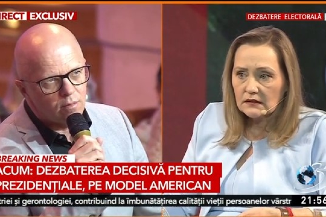 ”Prezidențiabila” Elena Valerica Lasconi, de la USR, s-a făcut de râs la dezbaterea organizată de Antena 3