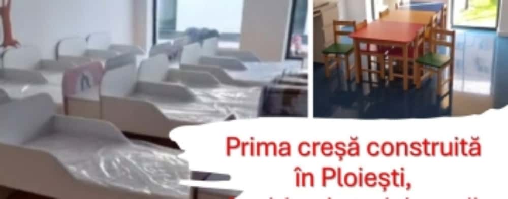Primarul Polițeanu a semnat recepția primei creșe construite în Ploiești în ultimele trei decenii