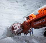 O combină care va tripla producția de sare la Salina Slănic a fost pusă în funcțiune