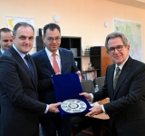 Reputat om de afaceri britanic, Lordul Browne de Madingley, în vizită la Consiliul Județean Prahova