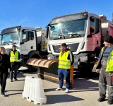 Președintele CJ, Virgiliu Nanu, a verificat dacă firmele de deszăpezire sunt pregătite pentru iarnă